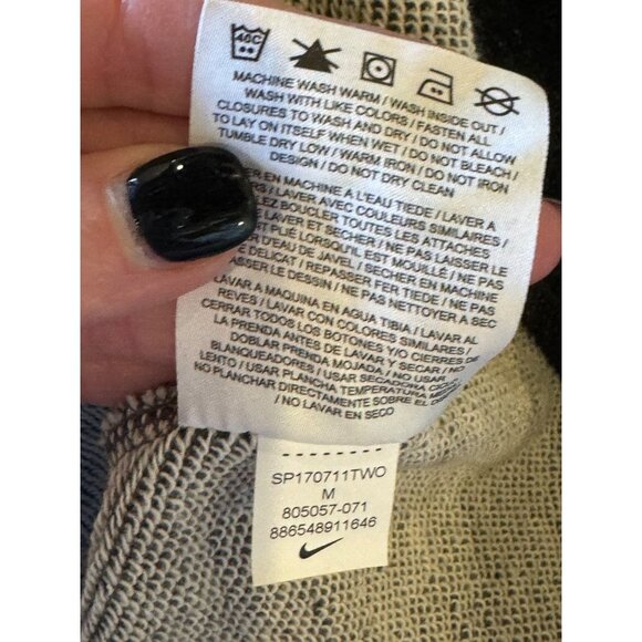 Nike Black and Gray Sweatshirt Hoodie - Picture 11 of 11
